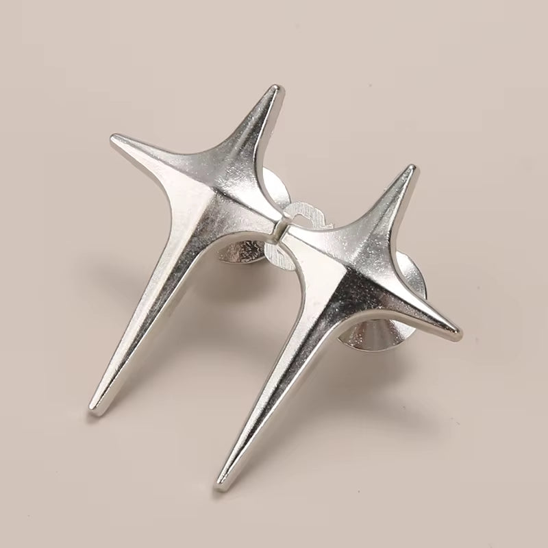 1/2 Pair Waist Buckle, a Star Shaped Waist Buckle Decorative Buttons, No Sewing, Detachable Button for Waist Adjustment
